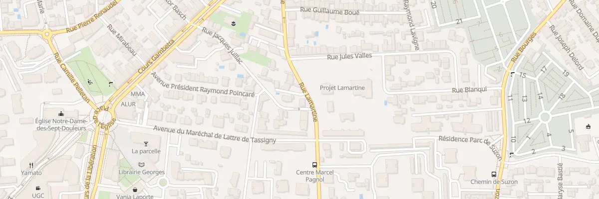 Plan du 47 Rue Lamartine à Talence