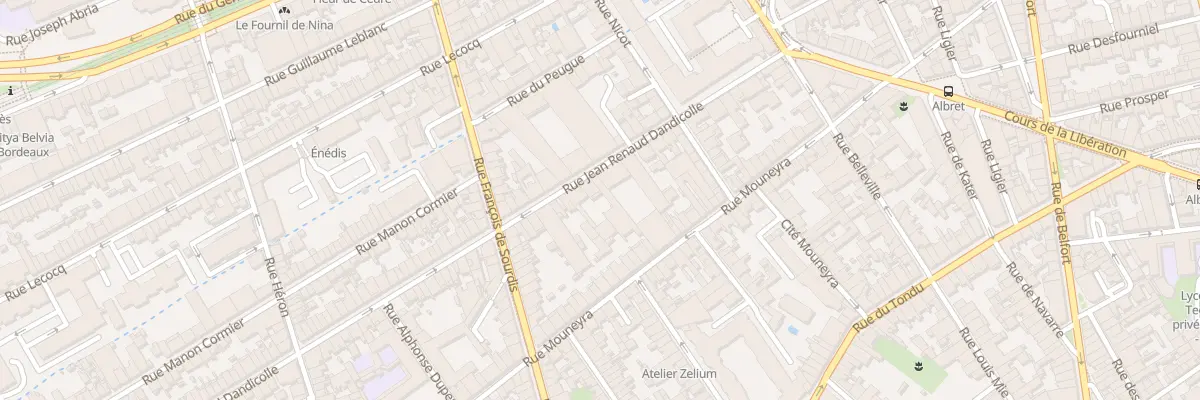 Plan du 48 Rue J Renaud Dandicolle à Bordeaux