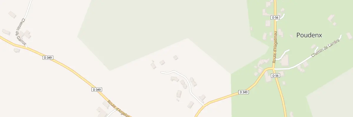 Plan du 136 Che de la Fontaine du Det à Poudenx