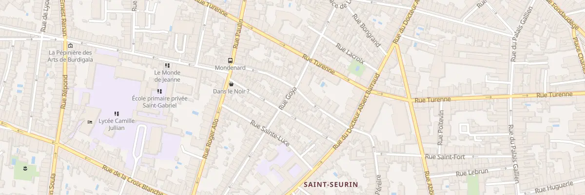 Plan du 52 Rue Goya à Bordeaux