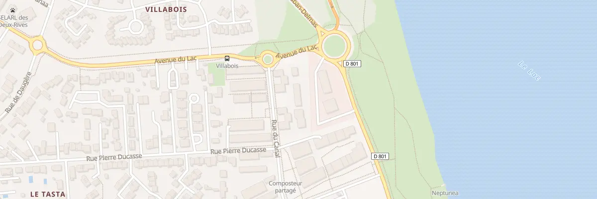 Plan du 1 Rue du Canal à Bruges