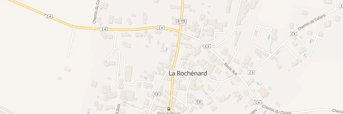 Plan du 32 Grande Rue à La Rochénard