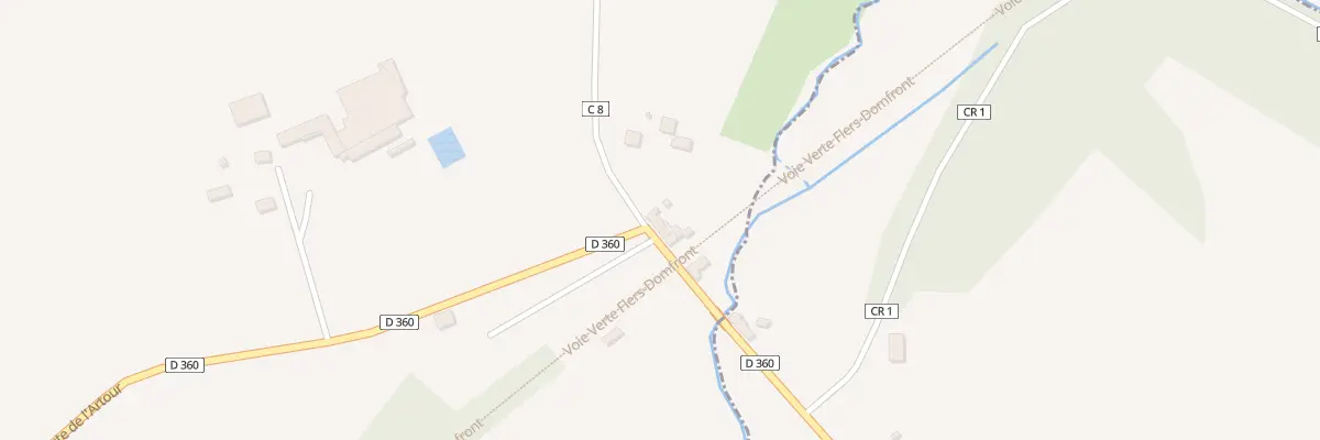 Plan du 317 La Gare à Saint-Bômer-les-Forges