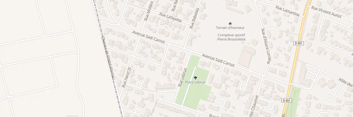 Plan du 6 Rue Lucien Faure à Villenave-d’Ornon