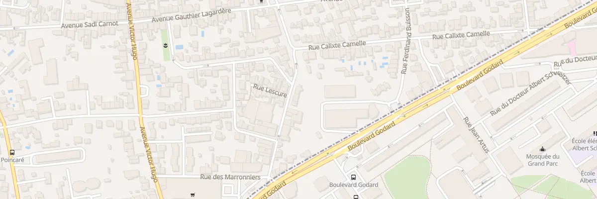 Plan du 27 Rue Baudin au Bouscat