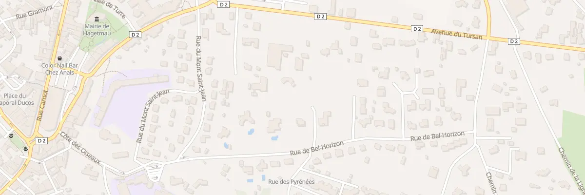 Plan du 235 Rue de Bel-horizon à Hagetmau