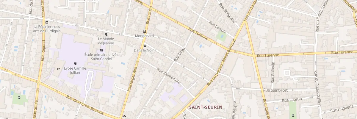 Plan du 48 Rue Goya à Bordeaux