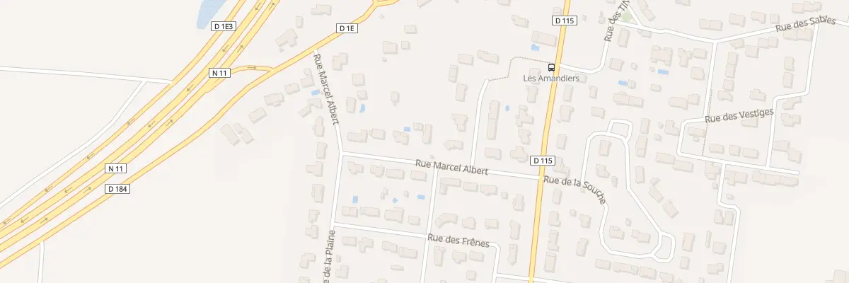 Plan du 138 Rue Marcel Albert à Épannes