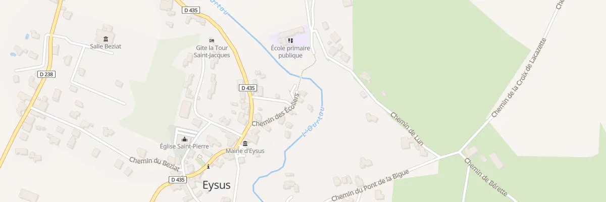 Plan du 8 Che des Écoliers à Eysus