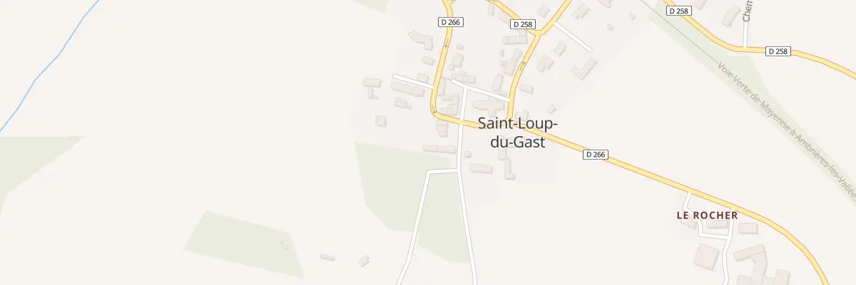 Plan du 6B Pl de la Forge à Saint-Loup-du-Gast