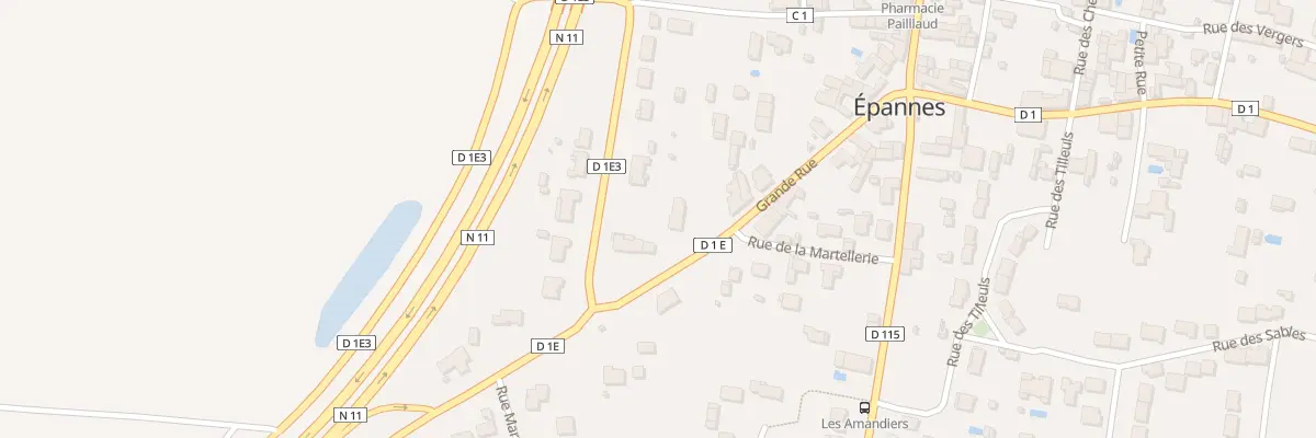 Plan du 800 Gr Grande Rue à Épannes