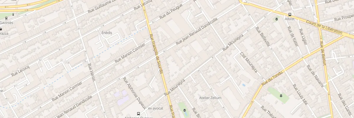Plan du 56 Rue J Renaud Dandicolle à Bordeaux