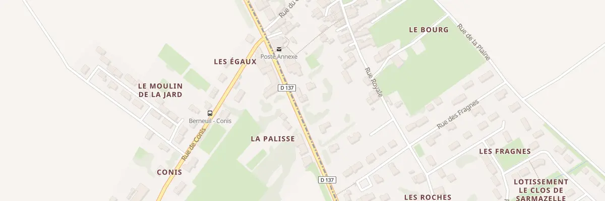 Plan du 15 Rte Napoléon à La Jard