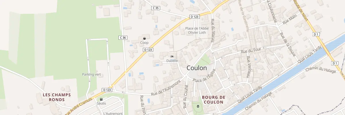 Plan du 22 Rle du Colombier à Coulon