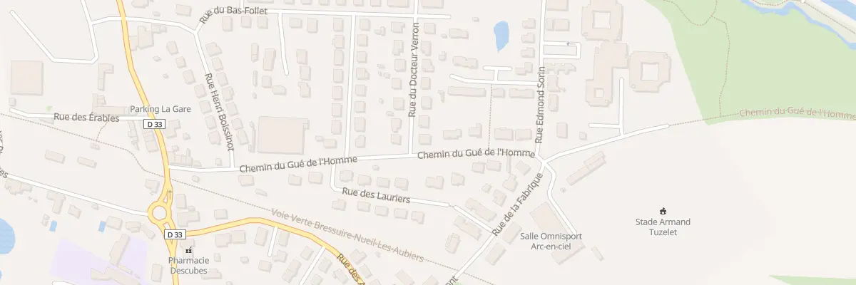 Plan du 1 Rue du Docteur Verron à Nueil-les-Aubiers
