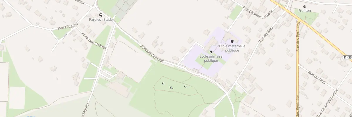 Plan du 5 Av Camous à Pardies