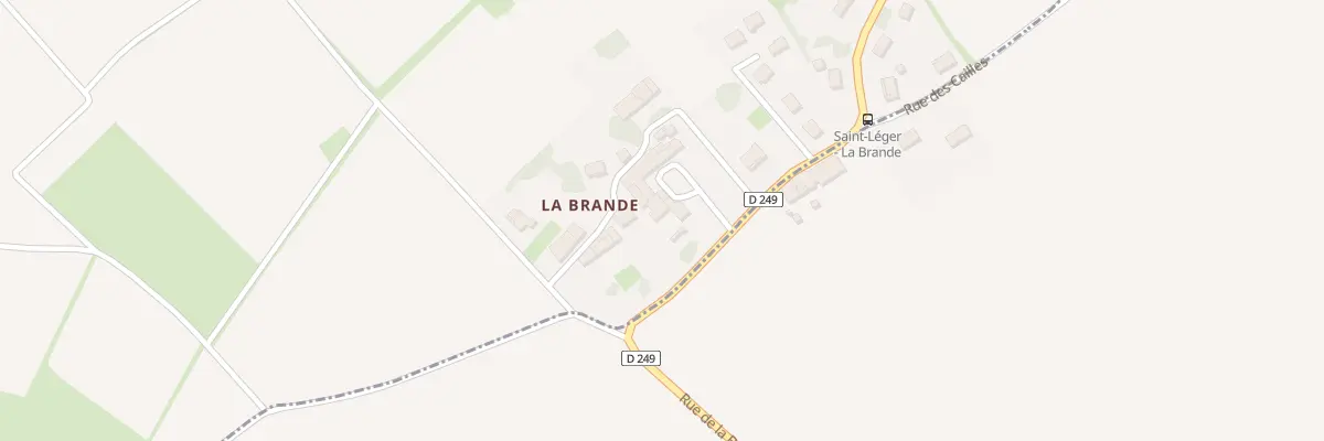 Plan du 30 Rue de la Brande à Berneuil
