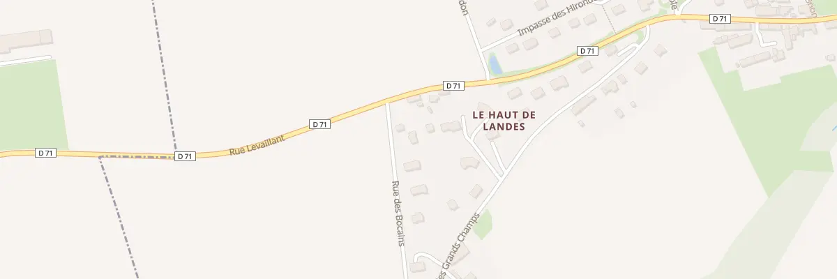 Plan du 5202 Haut de Landes à Landes-sur-Ajon