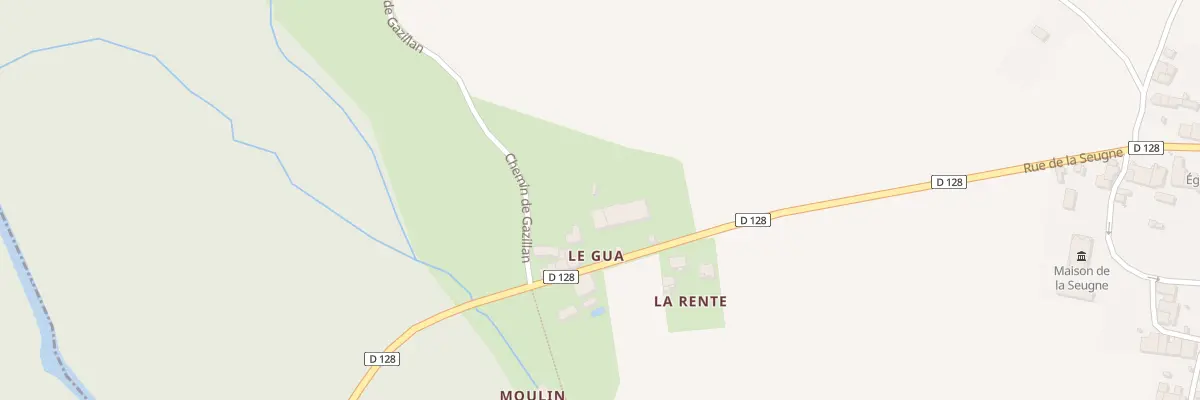 Plan du 9 Rue de la Seugne à Courcoury