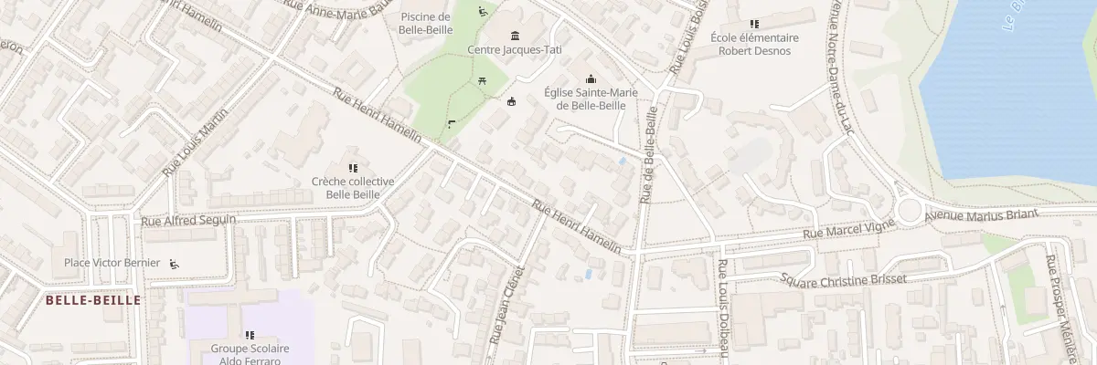 Plan du 12 Rue Henri Hamelin à Angers