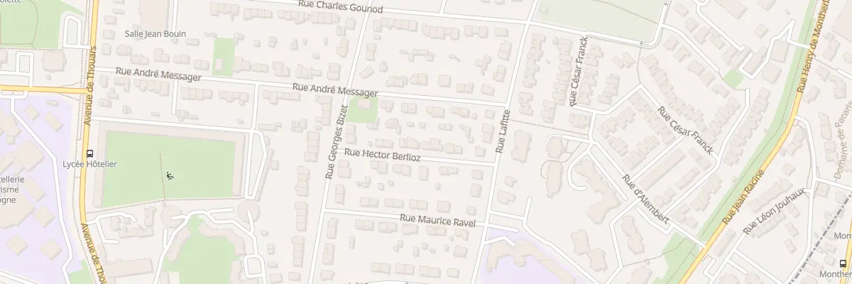 Plan du 12 Rue Hector Berlioz à Talence