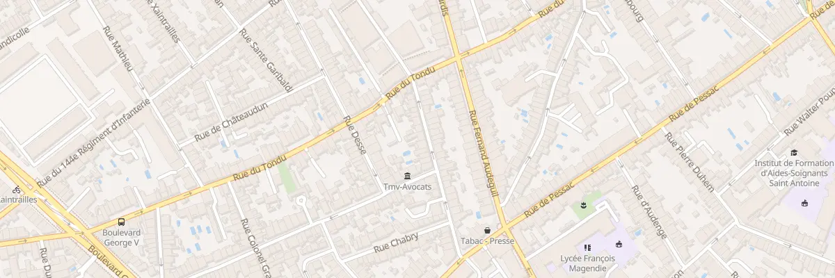 Plan du 17 Rue Pages à Bordeaux