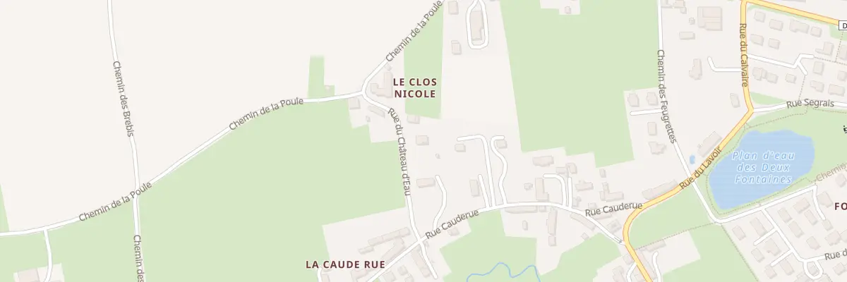 Plan du 4 Rue du Chateau Eau à Fontenay-le-Pesnel