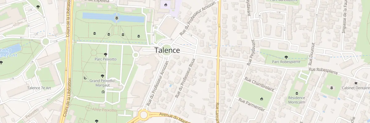 Plan du 17 Rue Ambroise Pare à Talence