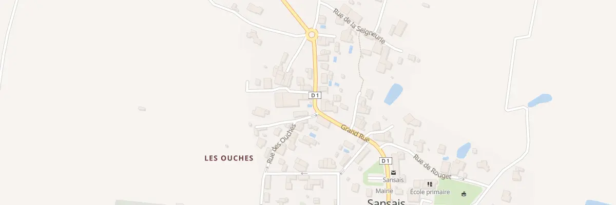 Plan du 13 Gr Grand Rue à Sansais