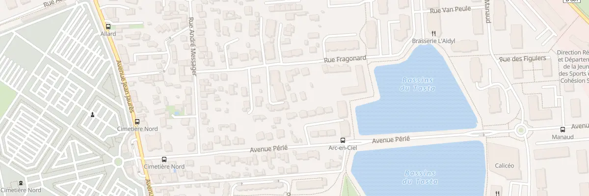 Plan du 22T Rue Fragonard à Bruges