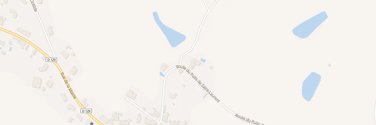 Plan du 206 Rte du Puits de St Laurent à Saint-Laurs