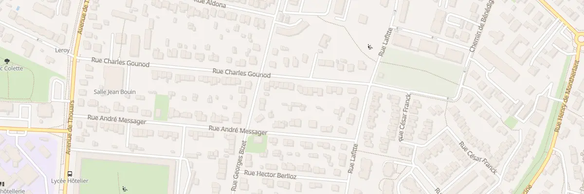 Plan du 59 Rue Charles Gounod à Talence
