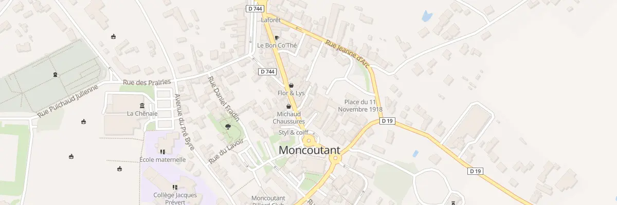 Plan du 28B Av Mal de Lattre de Tassigny à Moncoutant-sur-Sèvre