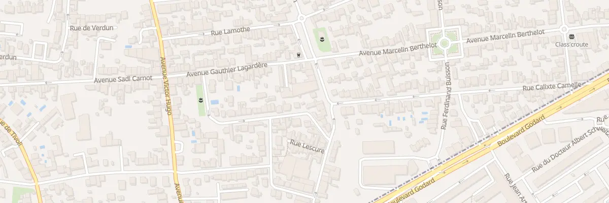 Plan du 52 Rue Baudin au Bouscat