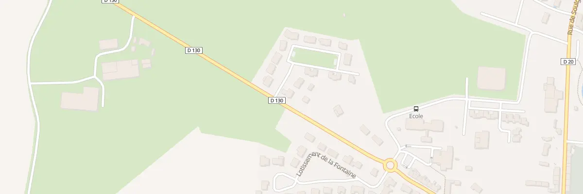 Plan du 1 Lot des Chênes à Bazougers