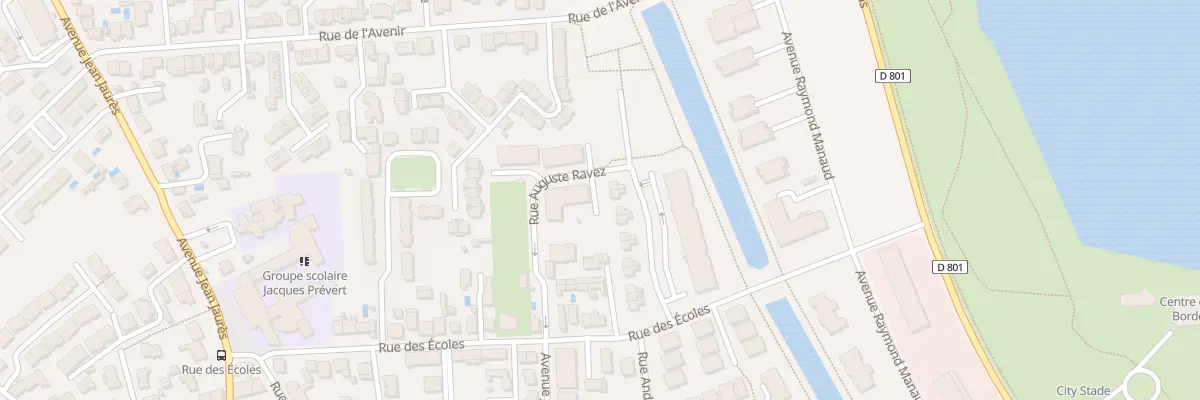 Plan du 2 Rue Auguste Ravez à Bruges