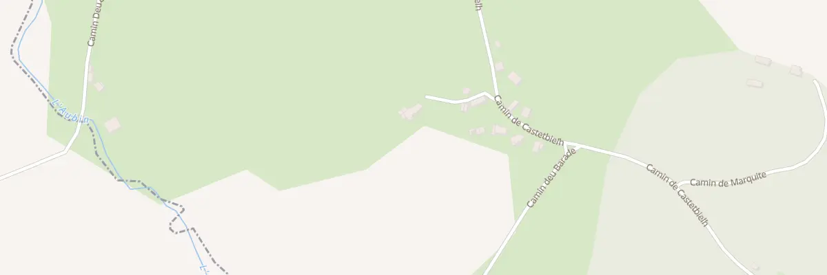 Plan du 3 Le Tuc à Castillon (Canton d’Arthez-de-Béarn)