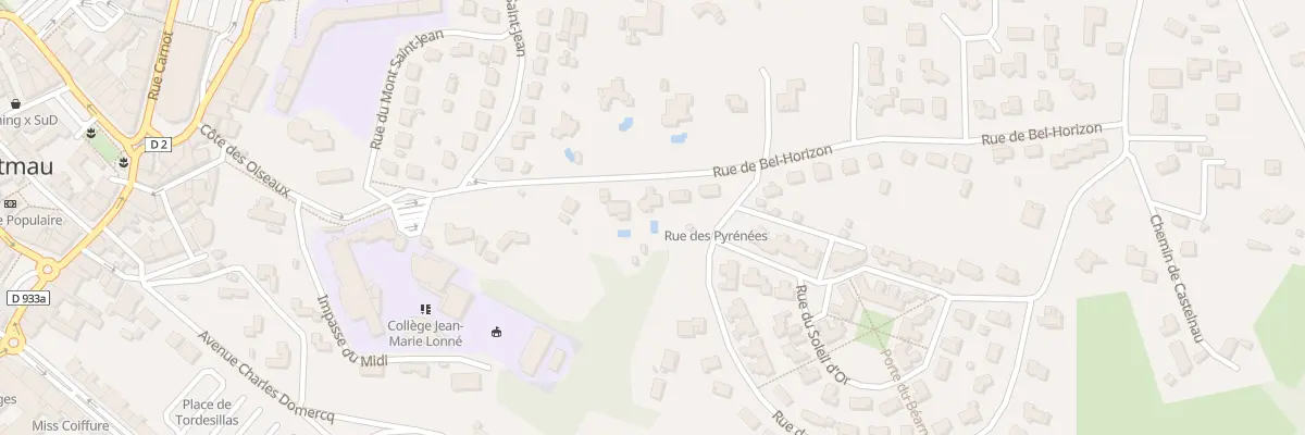Plan du 152 Rue de Bel-horizon à Hagetmau