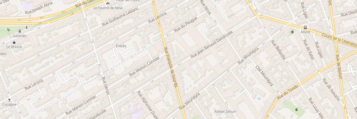 Plan du 35 Rue J Renaud Dandicolle à Bordeaux