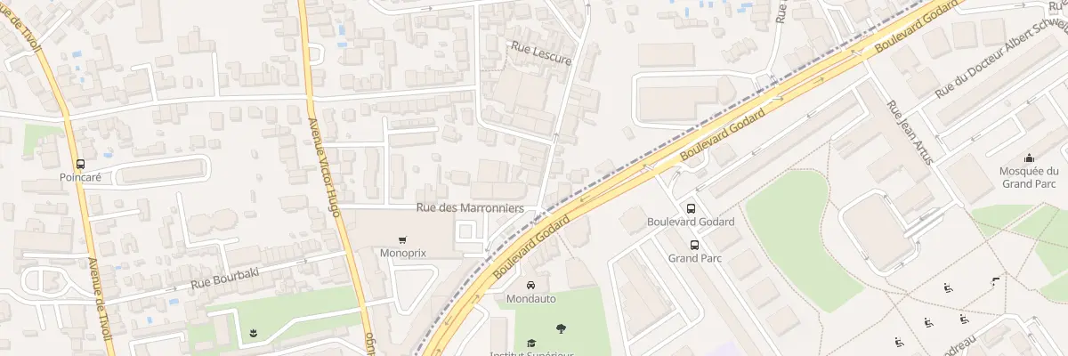 Plan du 6 Rue Baudin au Bouscat