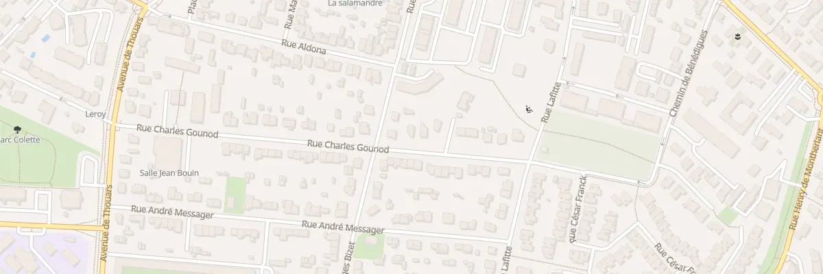 Plan du 48 Rue Charles Gounod à Talence