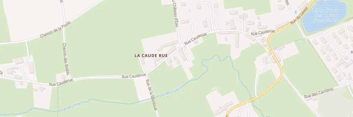 Plan du 13 Rue Caude Rue à Fontenay-le-Pesnel