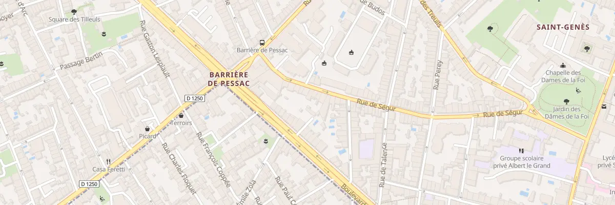 Plan du 19 Rue de Ségur à Bordeaux