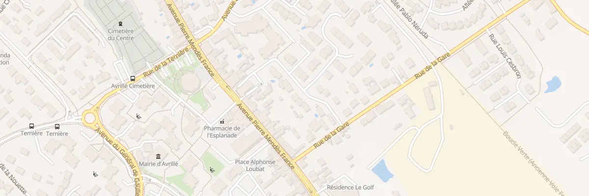 Plan du 9 Av Clement Janequin à Avrillé