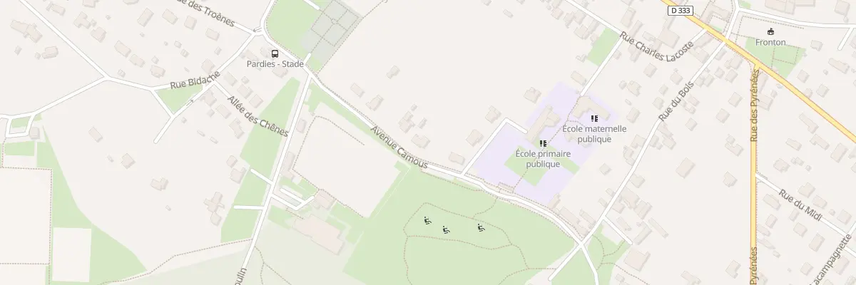 Plan du 3 Av Camous à Pardies