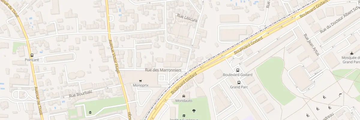 Plan du 4 Rue Baudin au Bouscat