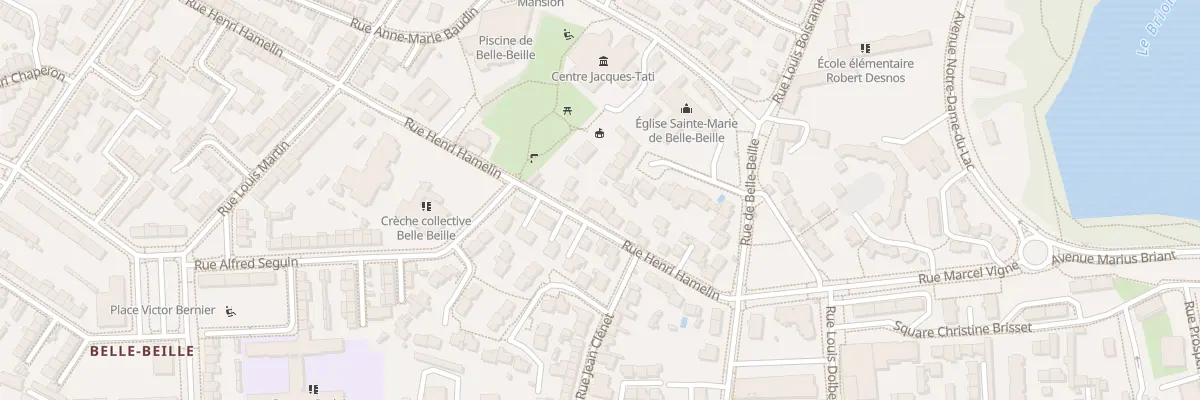 Plan du 18 Rue Henri Hamelin à Angers