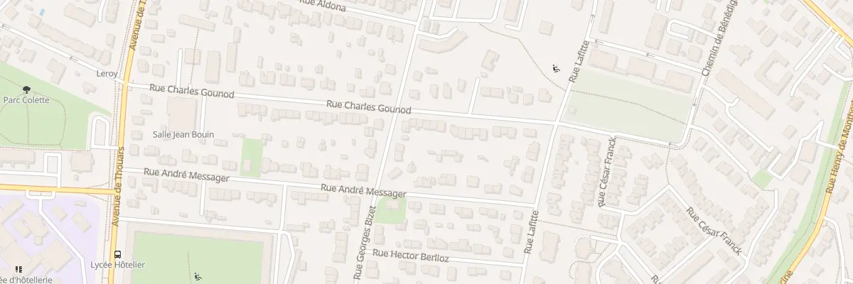 Plan du 55 Rue Charles Gounod à Talence