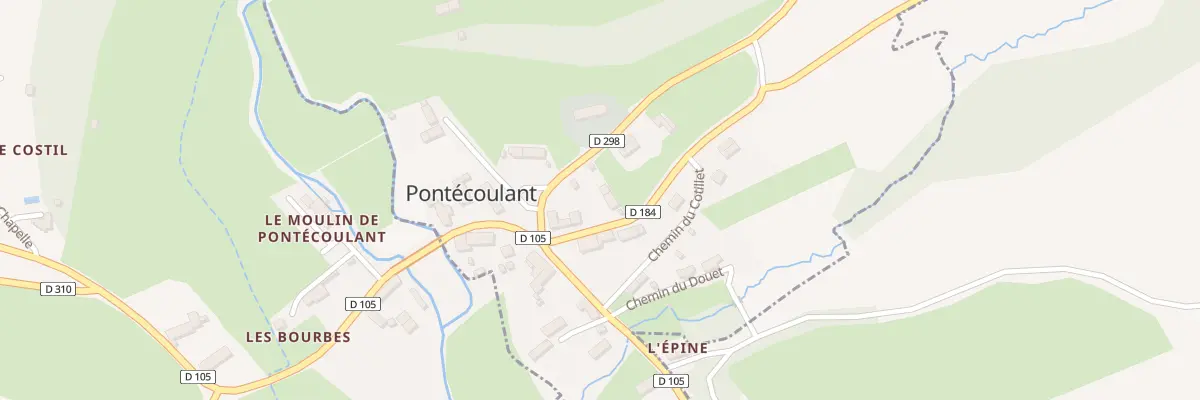 Plan du 4B Rte d’Harcourt à Pontécoulant