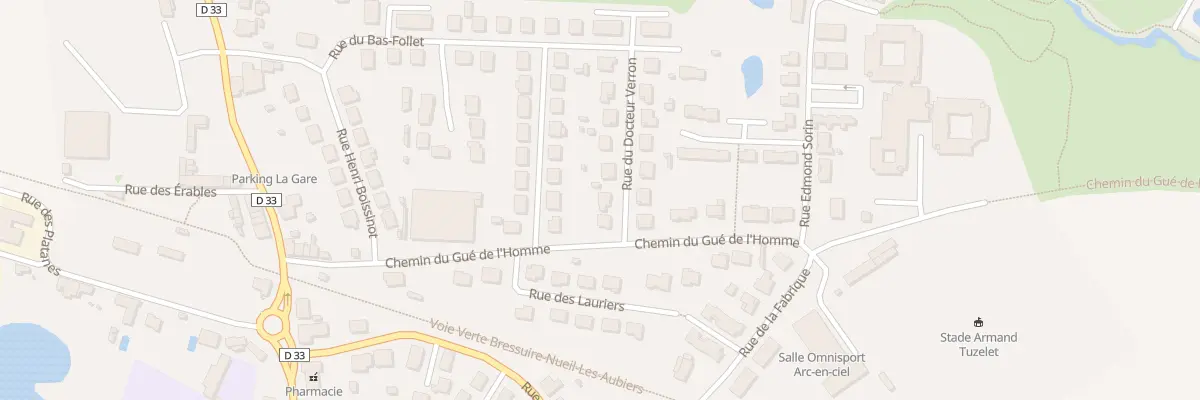 Plan du 4 Rue du Docteur Verron à Nueil-les-Aubiers
